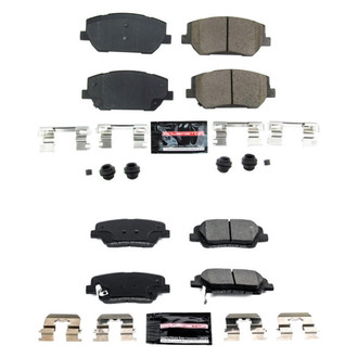 PowerStop® - Z23 Evolution Sport Performance Carbon-Fiber Ceramic Front and Rear Brake Pad Set