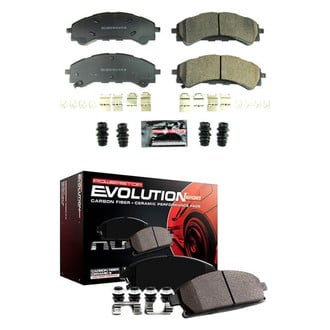 PowerStop® - Z23 Evolution Sport Performance Carbon-Fiber Ceramic Front and Rear Brake Pad Set