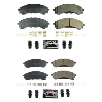 PowerStop® - Z23 Evolution Sport Performance Carbon-Fiber Ceramic Front and Rear Brake Pad Set