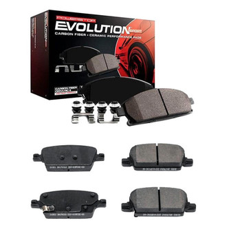 PowerStop® - Z23 Evolution Sport Performance Carbon-Fiber Ceramic Front and Rear Brake Pad Set