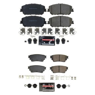 PowerStop® - Z23 Evolution Sport Performance Carbon-Fiber Ceramic Front and Rear Brake Pad Set