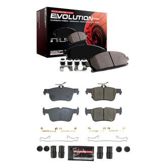PowerStop® - Z23 Evolution Sport Performance Carbon-Fiber Ceramic Front and Rear Brake Pad Set