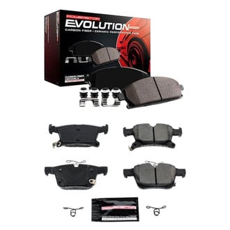 PowerStop® - Z23 Evolution Sport Performance Carbon-Fiber Ceramic Front and Rear Brake Pad Set