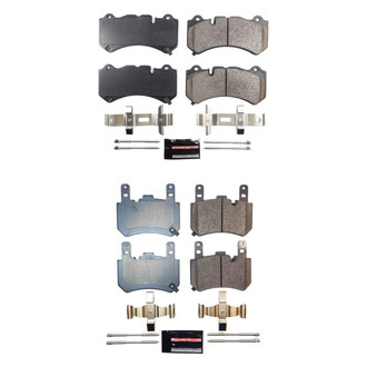 PowerStop® - Z23 Evolution Sport Performance Carbon-Fiber Ceramic Front and Rear Brake Pad Set
