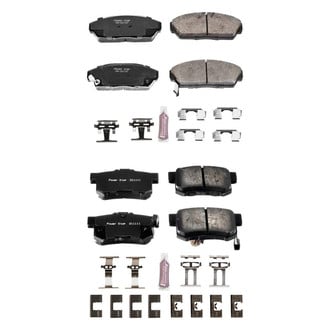 PowerStop® - Z23 Evolution Sport Performance Carbon-Fiber Ceramic Front and Rear Brake Pad Set