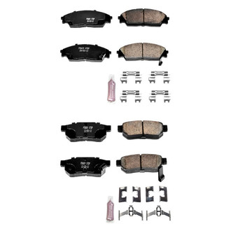PowerStop® - Z23 Evolution Sport Performance Carbon-Fiber Ceramic Front and Rear Brake Pad Set