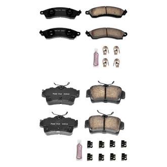 PowerStop® - Z23 Evolution Sport Performance Carbon-Fiber Ceramic Front and Rear Brake Pad Set