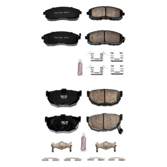 PowerStop® - Z23 Evolution Sport Performance Carbon-Fiber Ceramic Front and Rear Brake Pad Set
