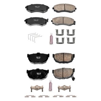 PowerStop® - Z23 Evolution Sport Performance Carbon-Fiber Ceramic Front and Rear Brake Pad Set
