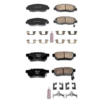 PowerStop® - Z23 Evolution Sport Performance Carbon-Fiber Ceramic Front and Rear Brake Pad Set