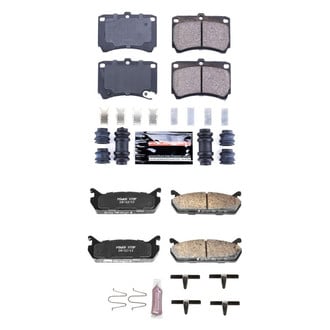 PowerStop® - Z23 Evolution Sport Performance Carbon-Fiber Ceramic Front and Rear Brake Pad Set