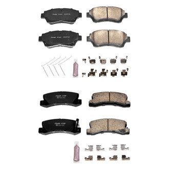 PowerStop® - Z23 Evolution Sport Performance Carbon-Fiber Ceramic Front and Rear Brake Pad Set