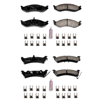 PowerStop® - Z23 Evolution Sport Performance Carbon-Fiber Ceramic Front and Rear Brake Pad Set
