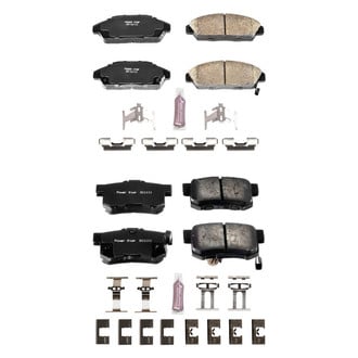 PowerStop® - Z23 Evolution Sport Performance Carbon-Fiber Ceramic Front and Rear Brake Pad Set