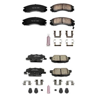 PowerStop® - Z23 Evolution Sport Performance Carbon-Fiber Ceramic Front and Rear Brake Pad Set