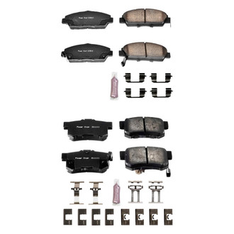 PowerStop® - Z23 Evolution Sport Performance Carbon-Fiber Ceramic Front and Rear Brake Pad Set