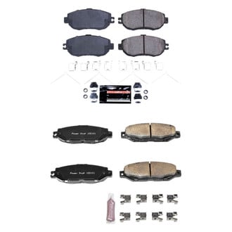 PowerStop® - Z23 Evolution Sport Performance Carbon-Fiber Ceramic Front and Rear Brake Pad Set