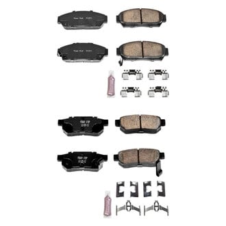 PowerStop® - Z23 Evolution Sport Performance Carbon-Fiber Ceramic Front and Rear Brake Pad Set