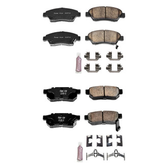 PowerStop® - Z23 Evolution Sport Performance Carbon-Fiber Ceramic Front and Rear Brake Pad Set