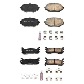 PowerStop® - Z23 Evolution Sport Performance Carbon-Fiber Ceramic Front and Rear Brake Pad Set