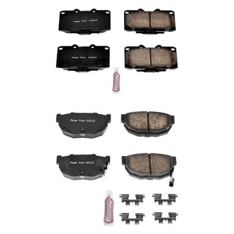 PowerStop® - Z23 Evolution Sport Performance Carbon-Fiber Ceramic Front and Rear Brake Pad Set