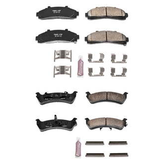 PowerStop® - Z23 Evolution Sport Performance Carbon-Fiber Ceramic Front and Rear Brake Pad Set