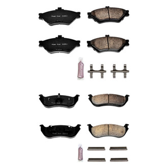PowerStop® - Z23 Evolution Sport Performance Carbon-Fiber Ceramic Front and Rear Brake Pad Set