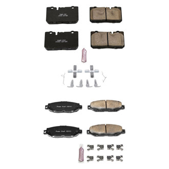 PowerStop® - Z23 Evolution Sport Performance Carbon-Fiber Ceramic Front and Rear Brake Pad Set