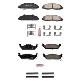 PowerStop® - Z23 Evolution Sport Performance Carbon-Fiber Ceramic Front and Rear Brake Pad Set