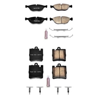 PowerStop® - Z23 Evolution Sport Performance Carbon-Fiber Ceramic Front and Rear Brake Pad Set