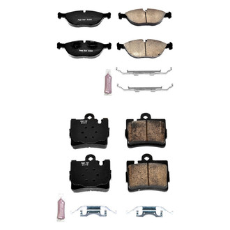 PowerStop® - Z23 Evolution Sport Performance Carbon-Fiber Ceramic Front and Rear Brake Pad Set