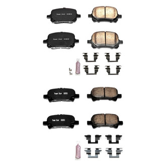 PowerStop® - Z23 Evolution Sport Performance Carbon-Fiber Ceramic Front and Rear Brake Pad Set