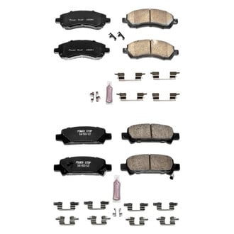 PowerStop® - Z23 Evolution Sport Performance Carbon-Fiber Ceramic Front and Rear Brake Pad Set