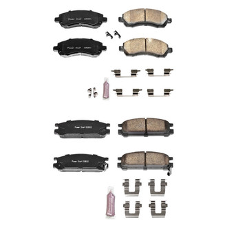 PowerStop® - Z23 Evolution Sport Performance Carbon-Fiber Ceramic Front and Rear Brake Pad Set