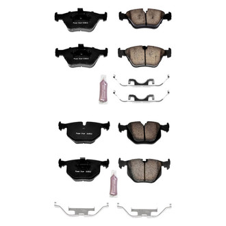 PowerStop® - Z23 Evolution Sport Performance Carbon-Fiber Ceramic Front and Rear Brake Pad Set