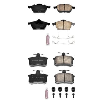 PowerStop® - Z23 Evolution Sport Performance Carbon-Fiber Ceramic Front and Rear Brake Pad Set