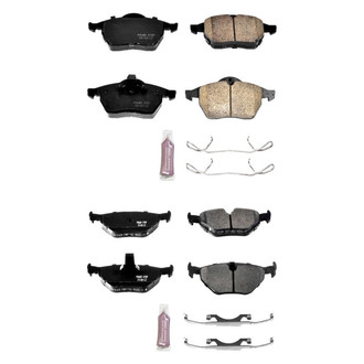 PowerStop® - Z23 Evolution Sport Performance Carbon-Fiber Ceramic Front and Rear Brake Pad Set