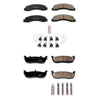 PowerStop® - Z23 Evolution Sport Performance Carbon-Fiber Ceramic Front and Rear Brake Pad Set