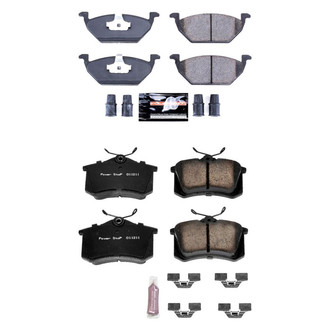 PowerStop® - Z23 Evolution Sport Performance Carbon-Fiber Ceramic Front and Rear Brake Pad Set
