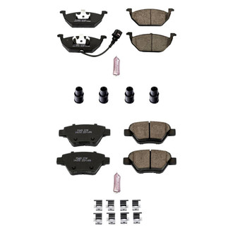 PowerStop® - Z23 Evolution Sport Performance Carbon-Fiber Ceramic Front and Rear Brake Pad Set