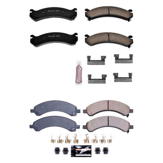 PowerStop® - Z23 Evolution Sport Performance Carbon-Fiber Ceramic Front and Rear Brake Pad Set