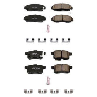 PowerStop® - Z23 Evolution Sport Performance Carbon-Fiber Ceramic Front and Rear Brake Pad Set
