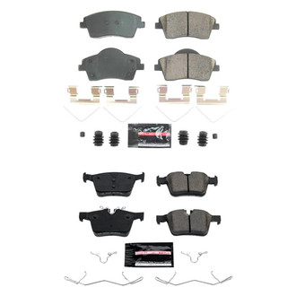 PowerStop® - Z23 Evolution Sport Performance Carbon-Fiber Ceramic Front and Rear Brake Pad Set