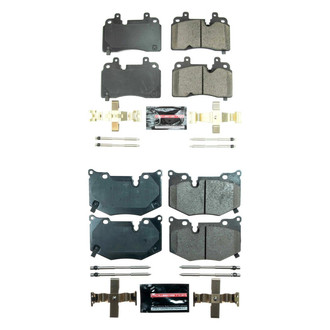 PowerStop® - Z23 Evolution Sport Performance Carbon-Fiber Ceramic Front and Rear Brake Pad Set
