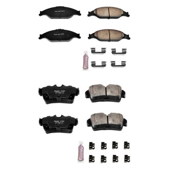 PowerStop® - Z23 Evolution Sport Performance Carbon-Fiber Ceramic Front and Rear Brake Pad Set