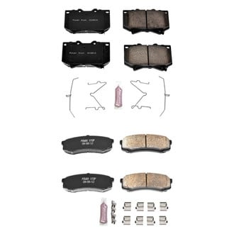 PowerStop® - Z23 Evolution Sport Performance Carbon-Fiber Ceramic Front and Rear Brake Pad Set