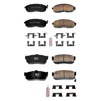 PowerStop® - Z23 Evolution Sport Performance Carbon-Fiber Ceramic Front and Rear Brake Pad Set