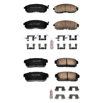 PowerStop® - Z23 Evolution Sport Performance Carbon-Fiber Ceramic Front and Rear Brake Pad Set