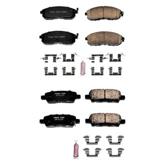 PowerStop® - Z23 Evolution Sport Performance Carbon-Fiber Ceramic Front and Rear Brake Pad Set