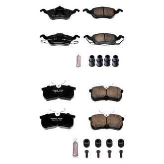 PowerStop® - Z23 Evolution Sport Performance Carbon-Fiber Ceramic Front and Rear Brake Pad Set